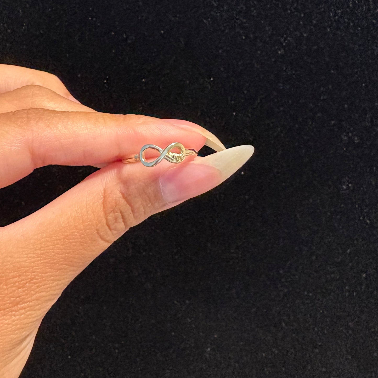 14K Gold Infinity “Love” Ring