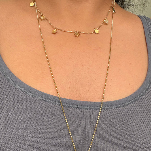 10K Vintage Ball Chain – 28” Long, 1.3mm