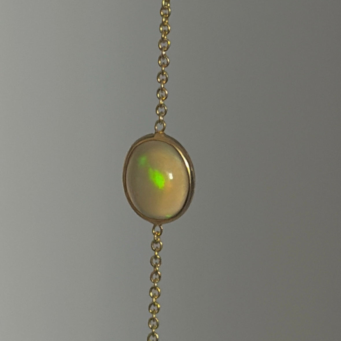 14K Gold Opal Bracelet