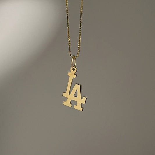 14K LA charm (custom order)