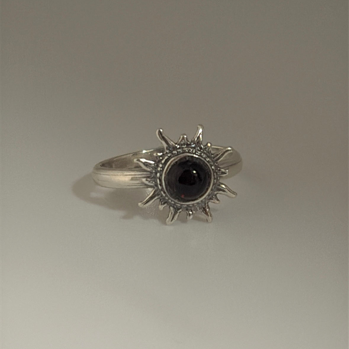 925 Amber Sun ring