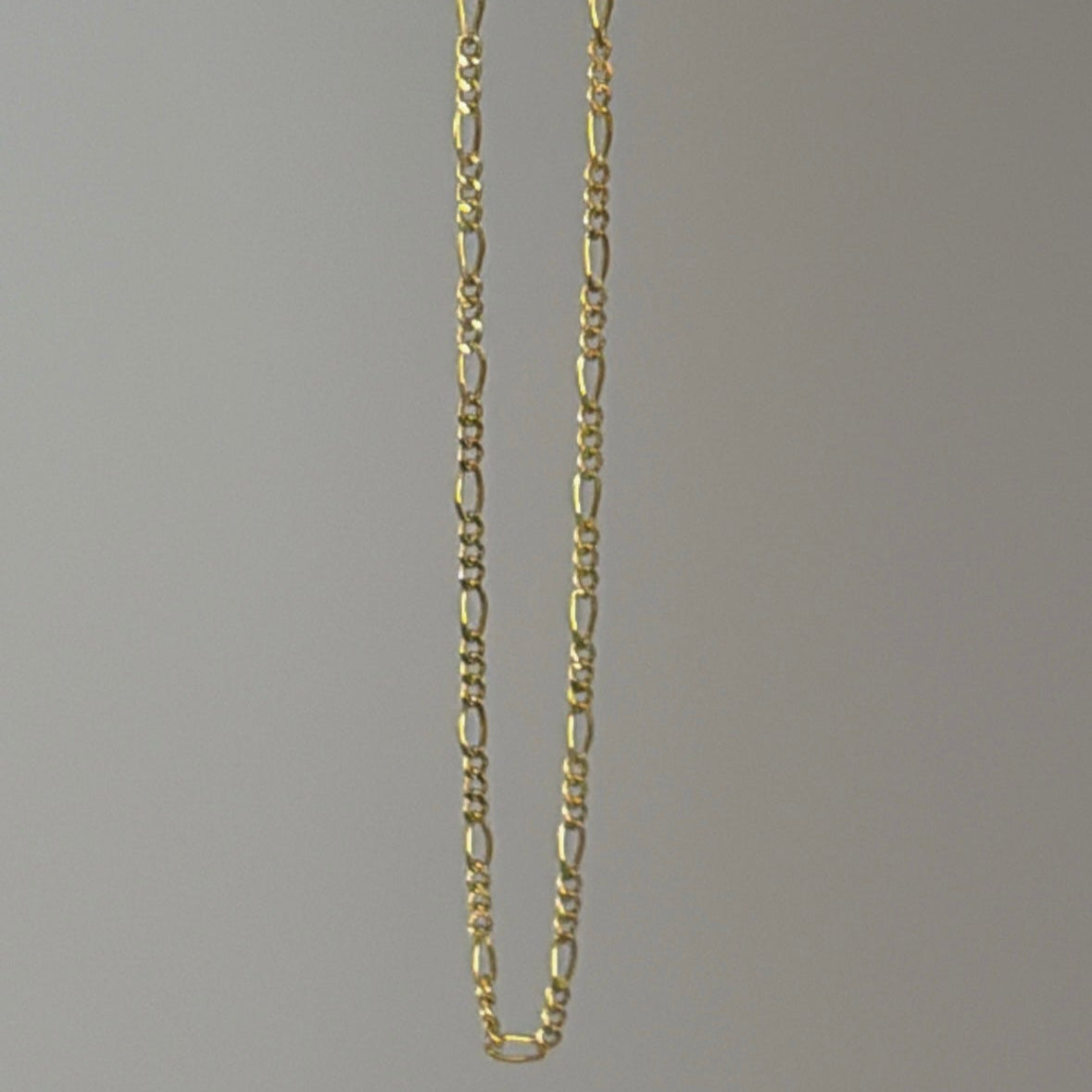 14k figaro bracelet