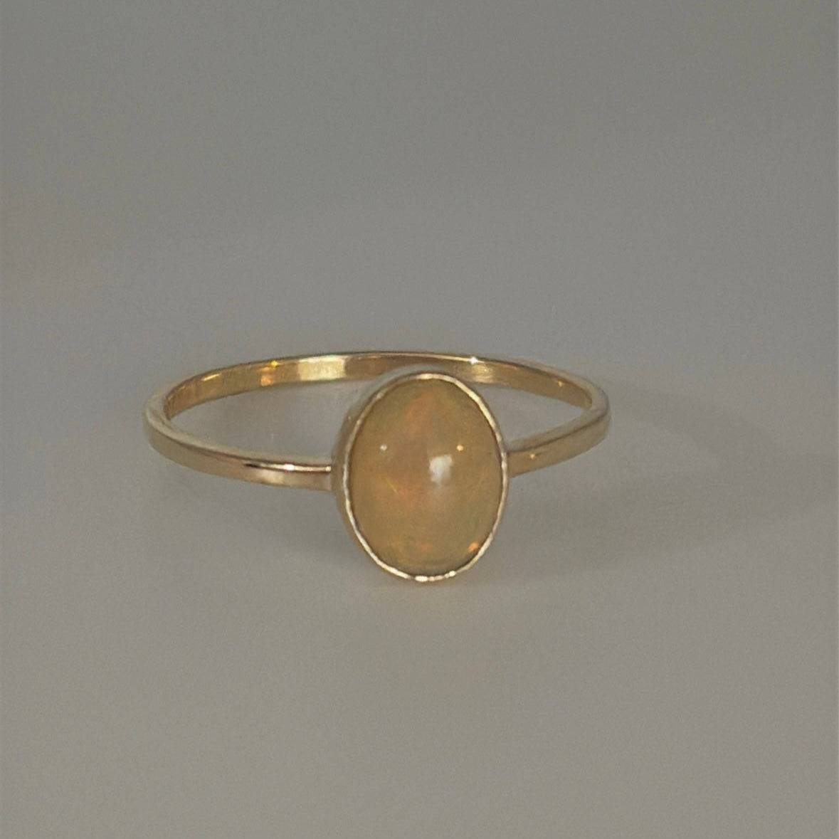 14k Ethiopian Opal Ring