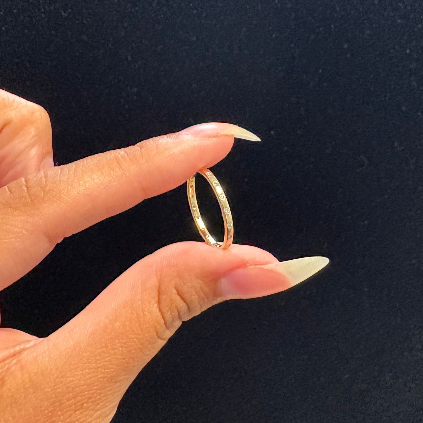 14K Gold Diamond Eternity Band