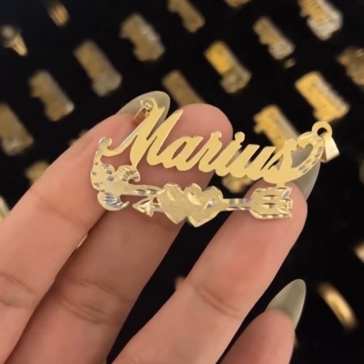 Custom Nameplate Necklace in 925 Sterling Silver – Handmade in Los Angeles