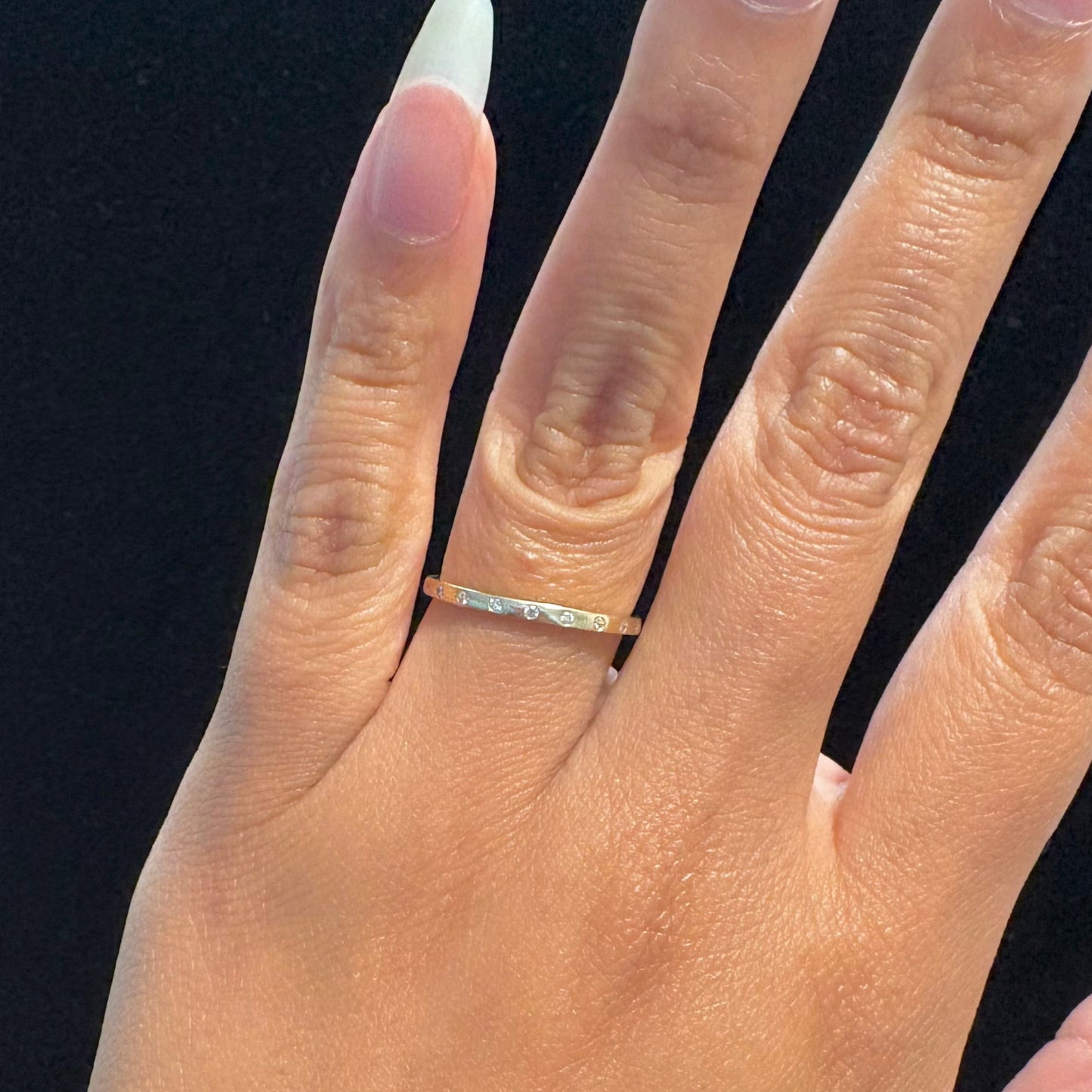 14K Gold Diamond Eternity Band