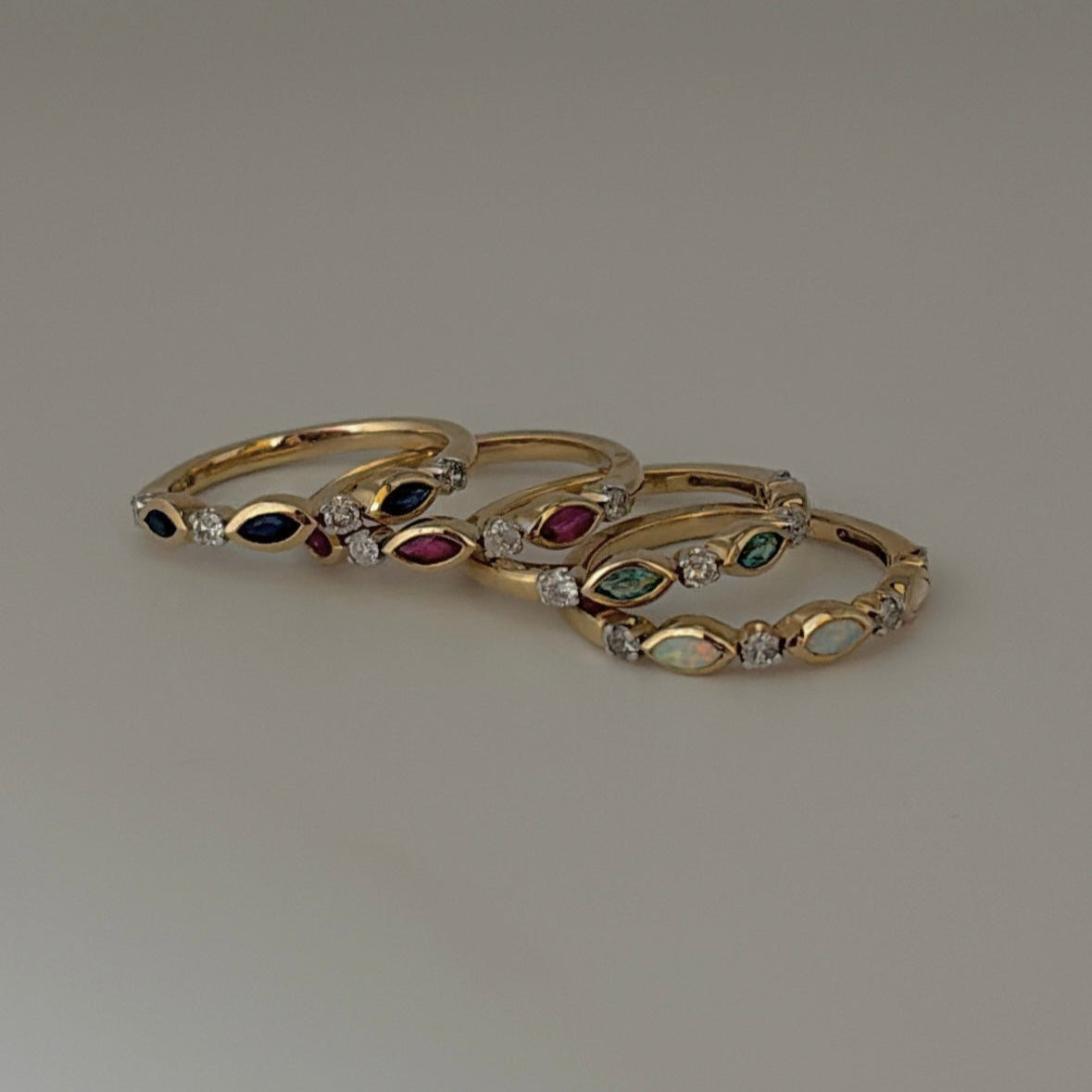 10k ruby and diamond ring
