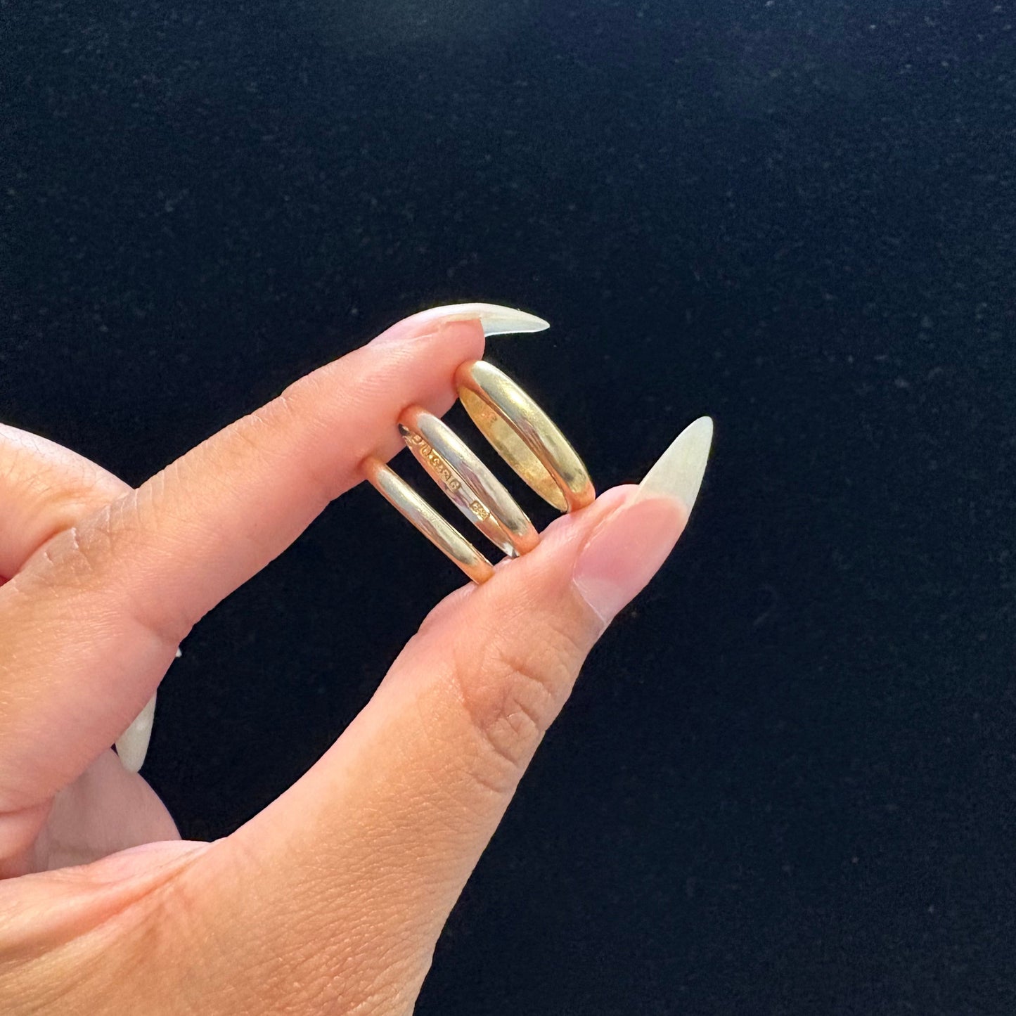 Vintage Gold Bands – 14K & Antique 9K (Sold Individually)