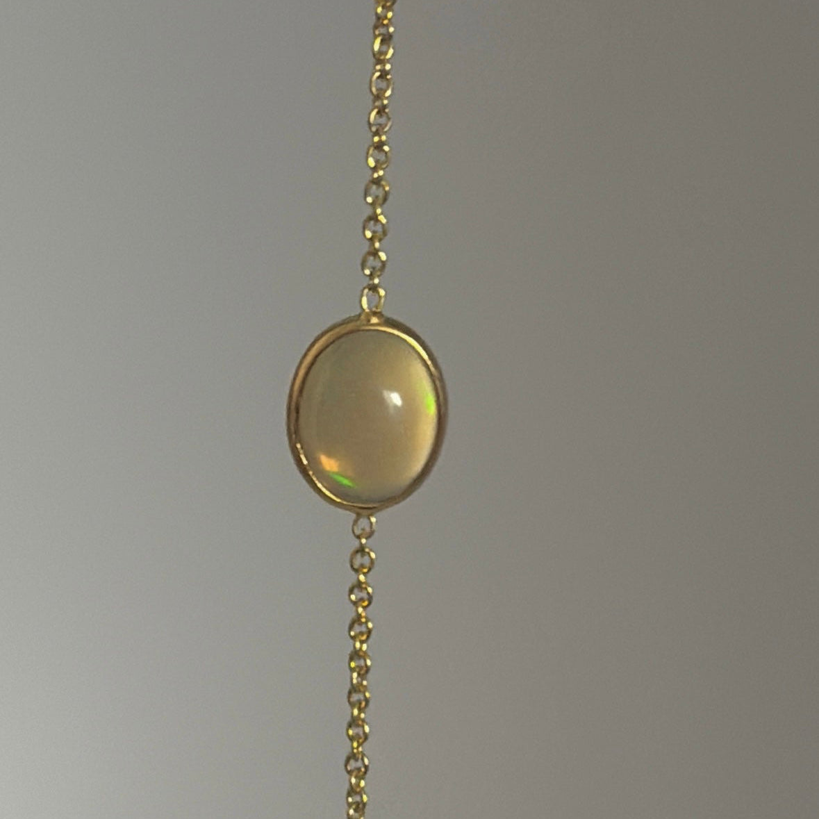 14K Gold Opal Bracelet