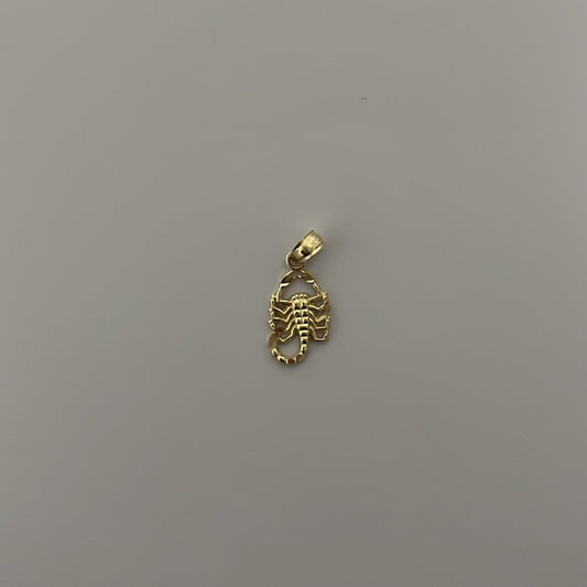 14k mini Scorpio charm
