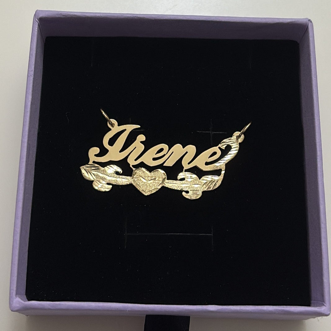 Custom Nameplate Necklace in 925 Sterling Silver – Handmade in Los Angeles