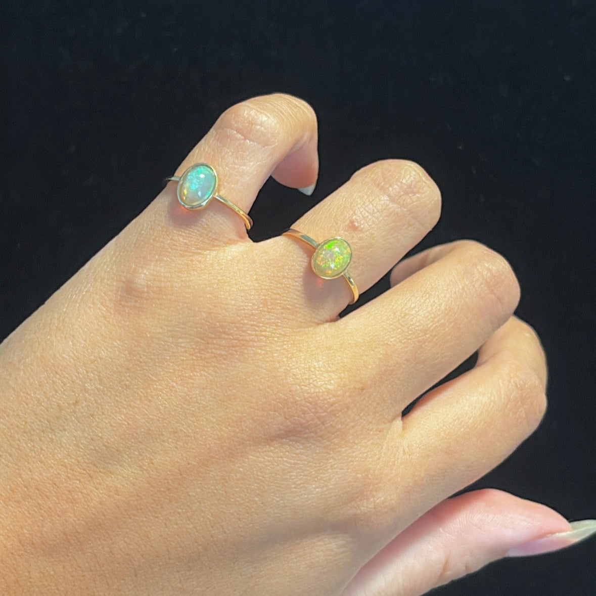 14k Ethiopian Opal Ring