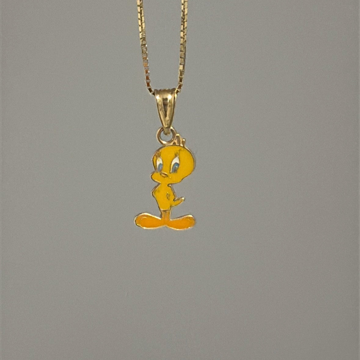 14k Tweety bird charm -Piolin