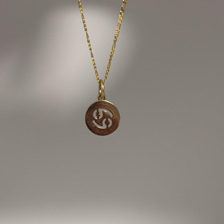 14K zodiac charms