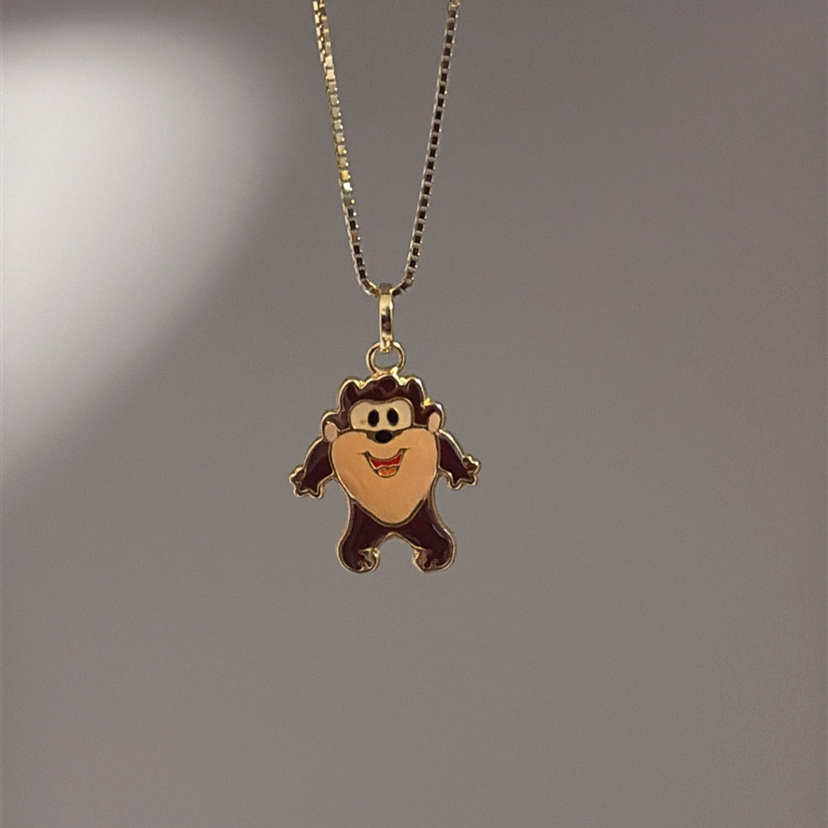 14k baby Taz- Tasmanian devil charm