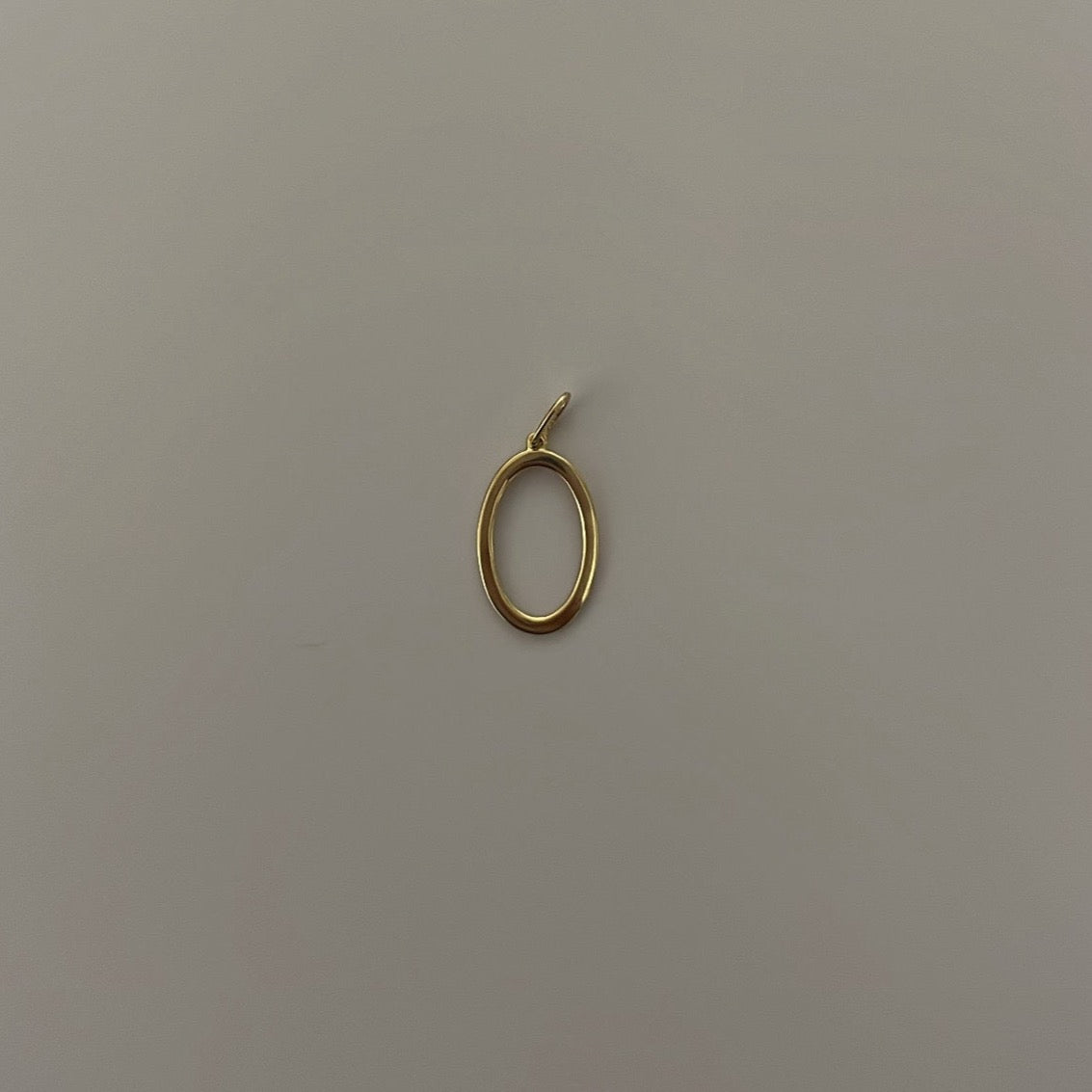 14k Solid Gold Number Charms (Classic Polished Finish, 0–9)