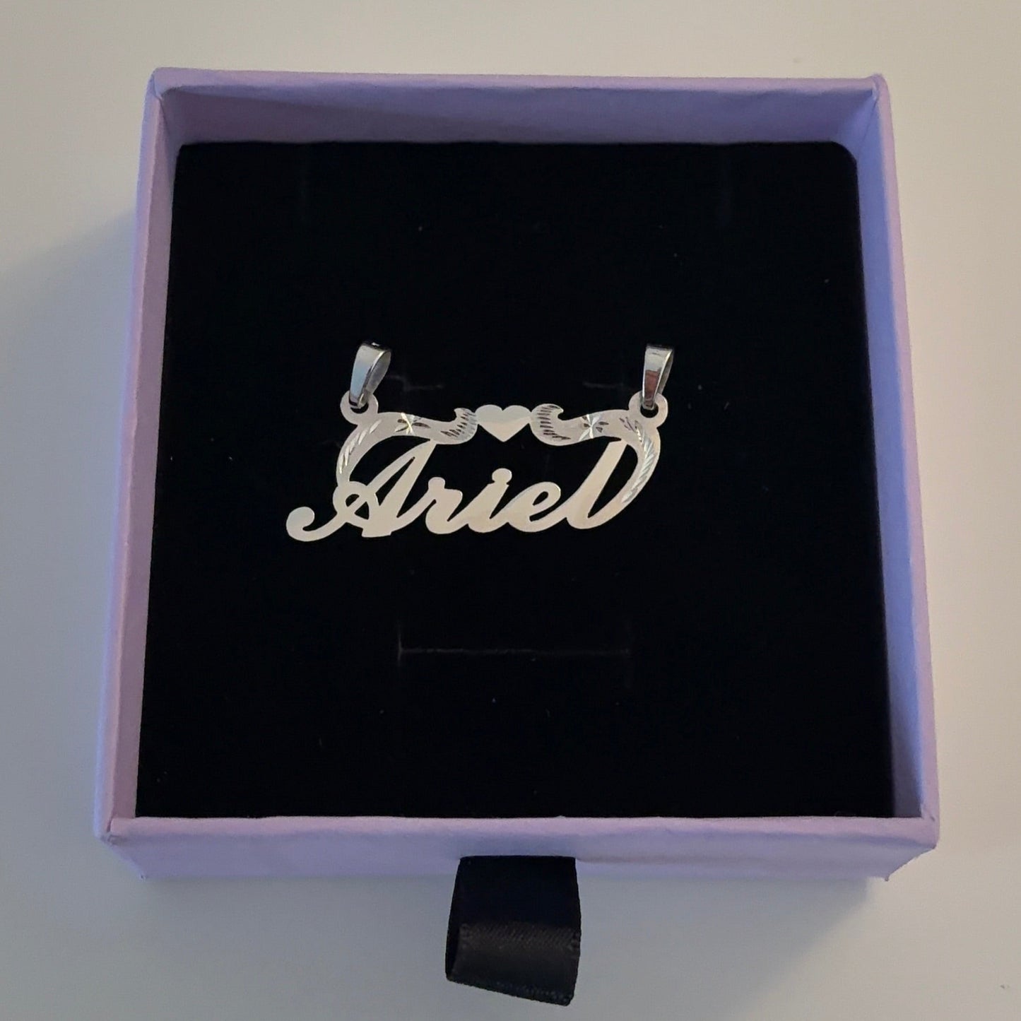 14K solid gold Custom Nameplate