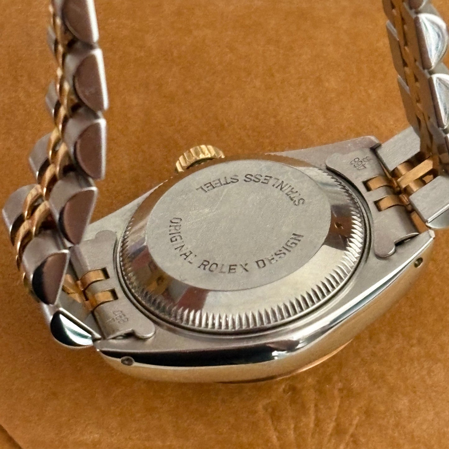 1985 Rolex Lady-Datejust Ref. 69173 – Two-Tone 18K Gold & Stainless Steel Automatic Watch with Original Box & Papers
