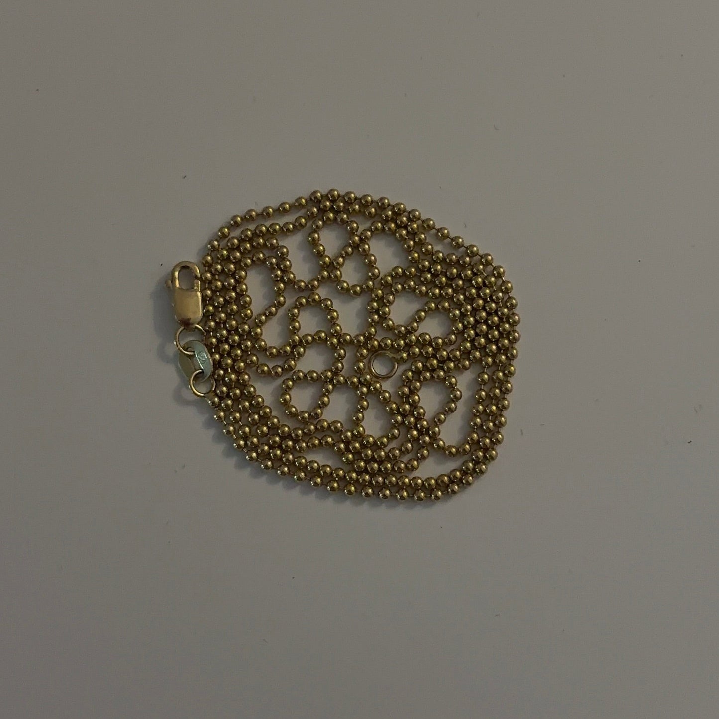 10K Vintage Ball Chain – 28” Long, 1.3mm