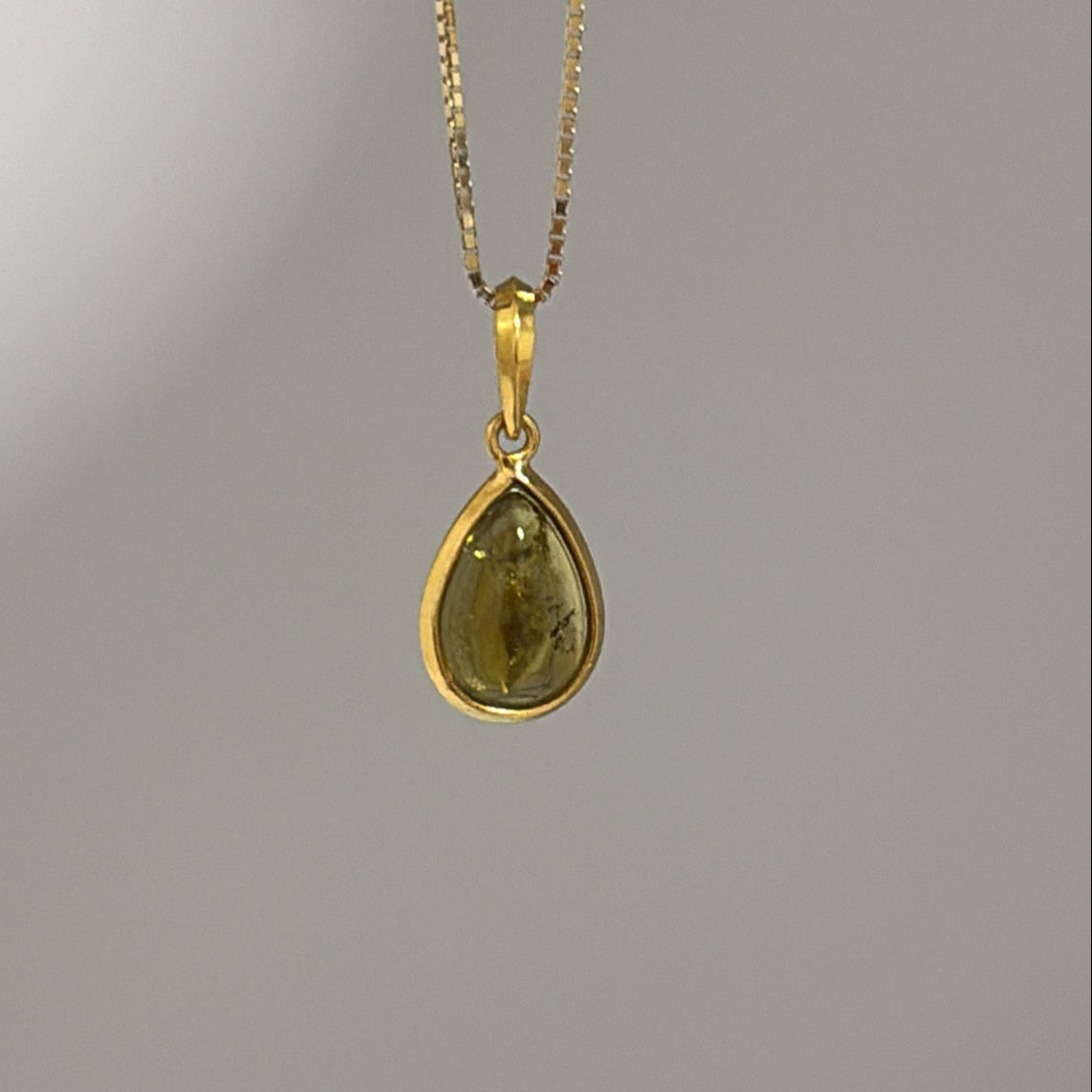 18k multi tourmaline cabochon pendants