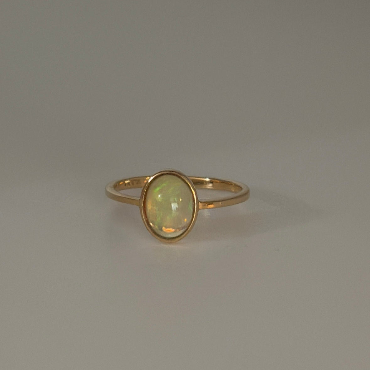 14k Ethiopian Opal Ring