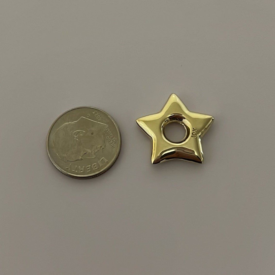 10K Star slider charms