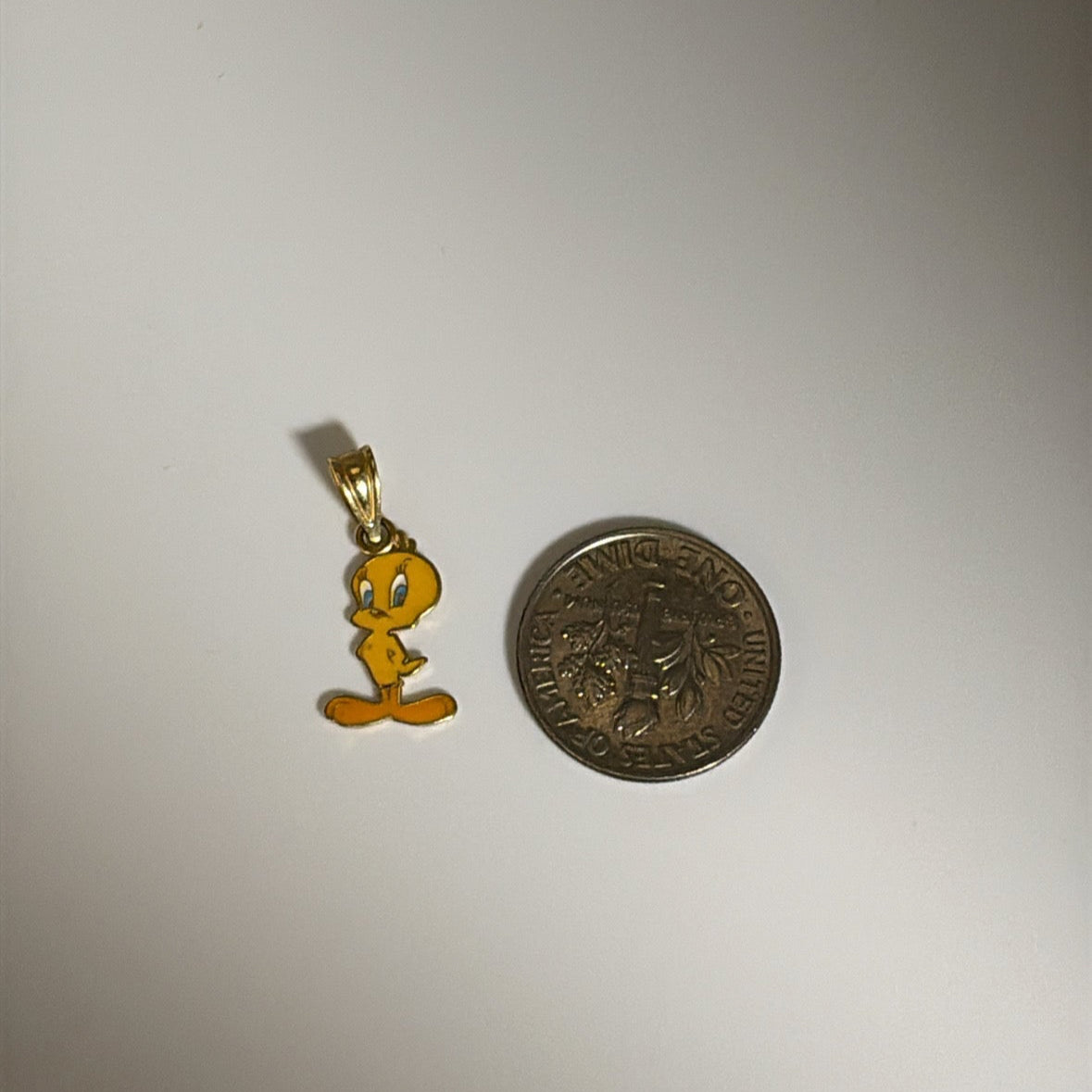 14k Tweety bird charm -Piolin