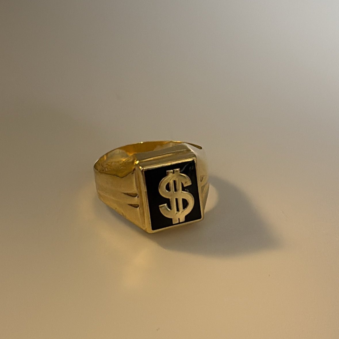 14k onyx money ring