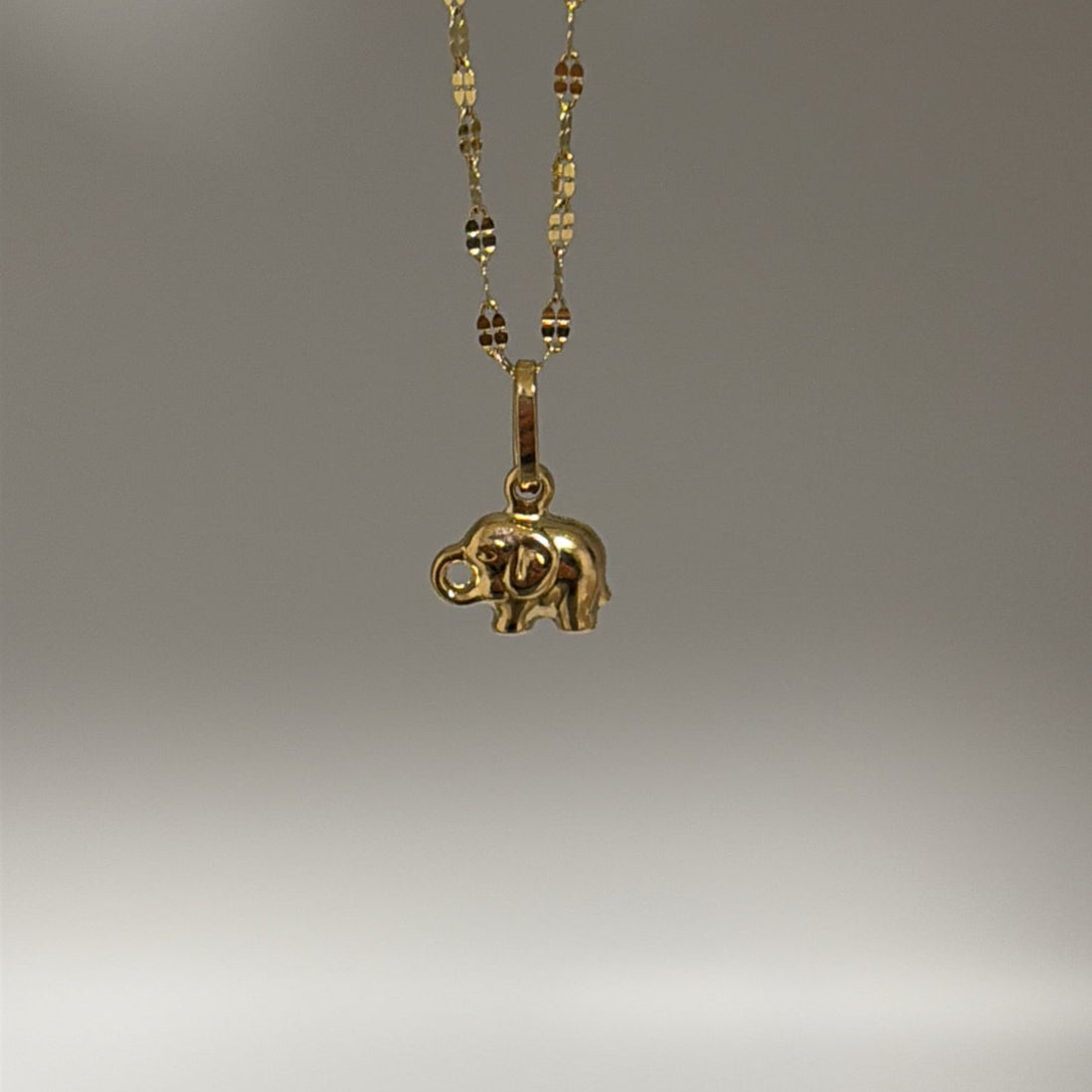 14k Solid Gold Puffy Lucky Charms – Fish, Pig, Elephant, Ladybug, Cornicello
