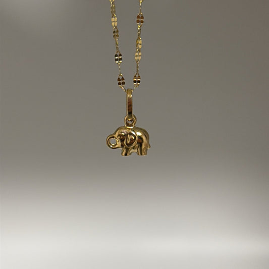 14k Solid Gold Puffy Lucky Charms – Fish, Pig, Elephant, Ladybug, Cornicello