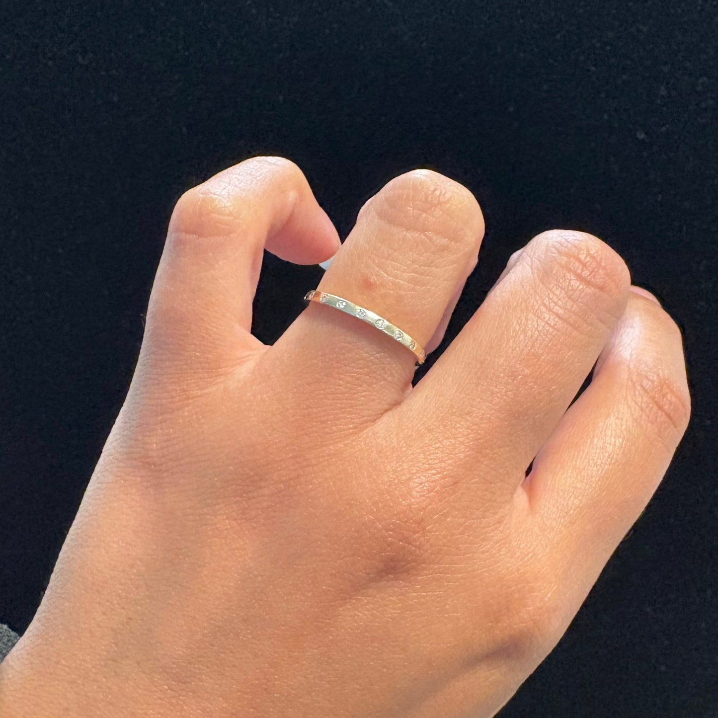 14K Gold Diamond Eternity Band