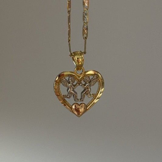 angels heart charm