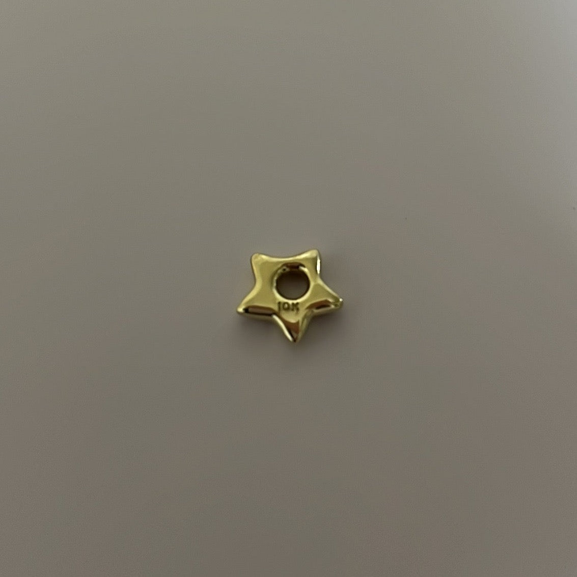 10K Star slider charms
