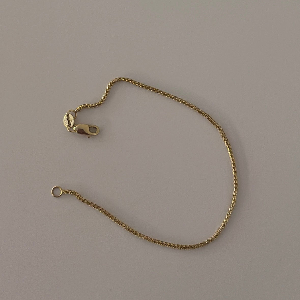 14k Franco bracelet