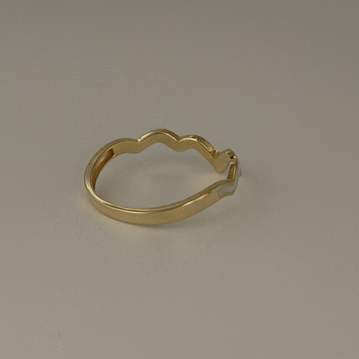 14k enamel ring