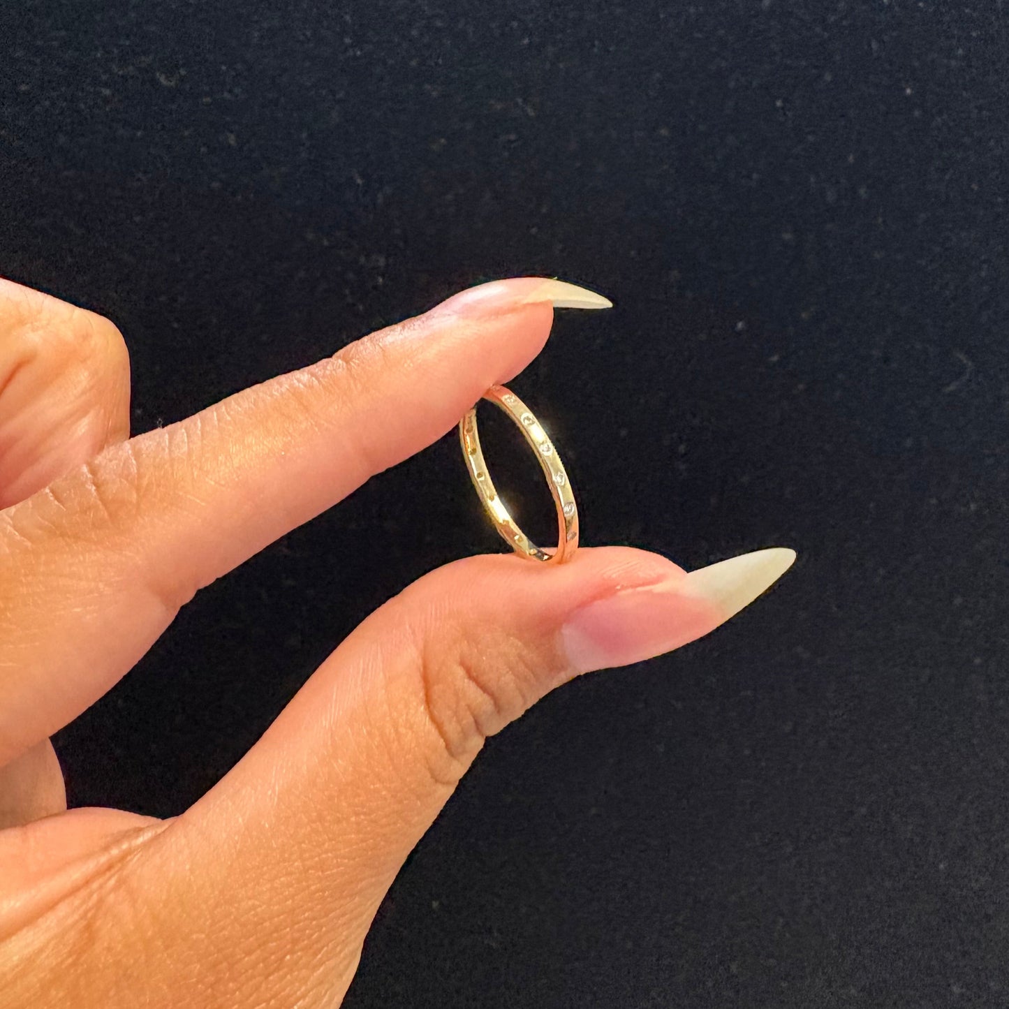 14K Gold Diamond Eternity Band