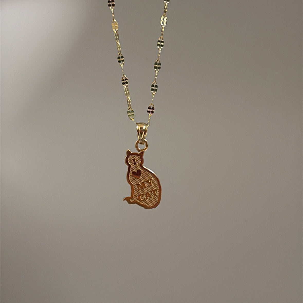 I love my cat charm