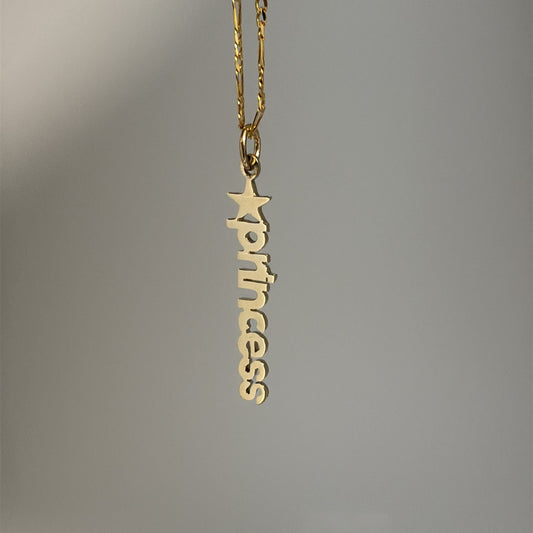 14K princess charm