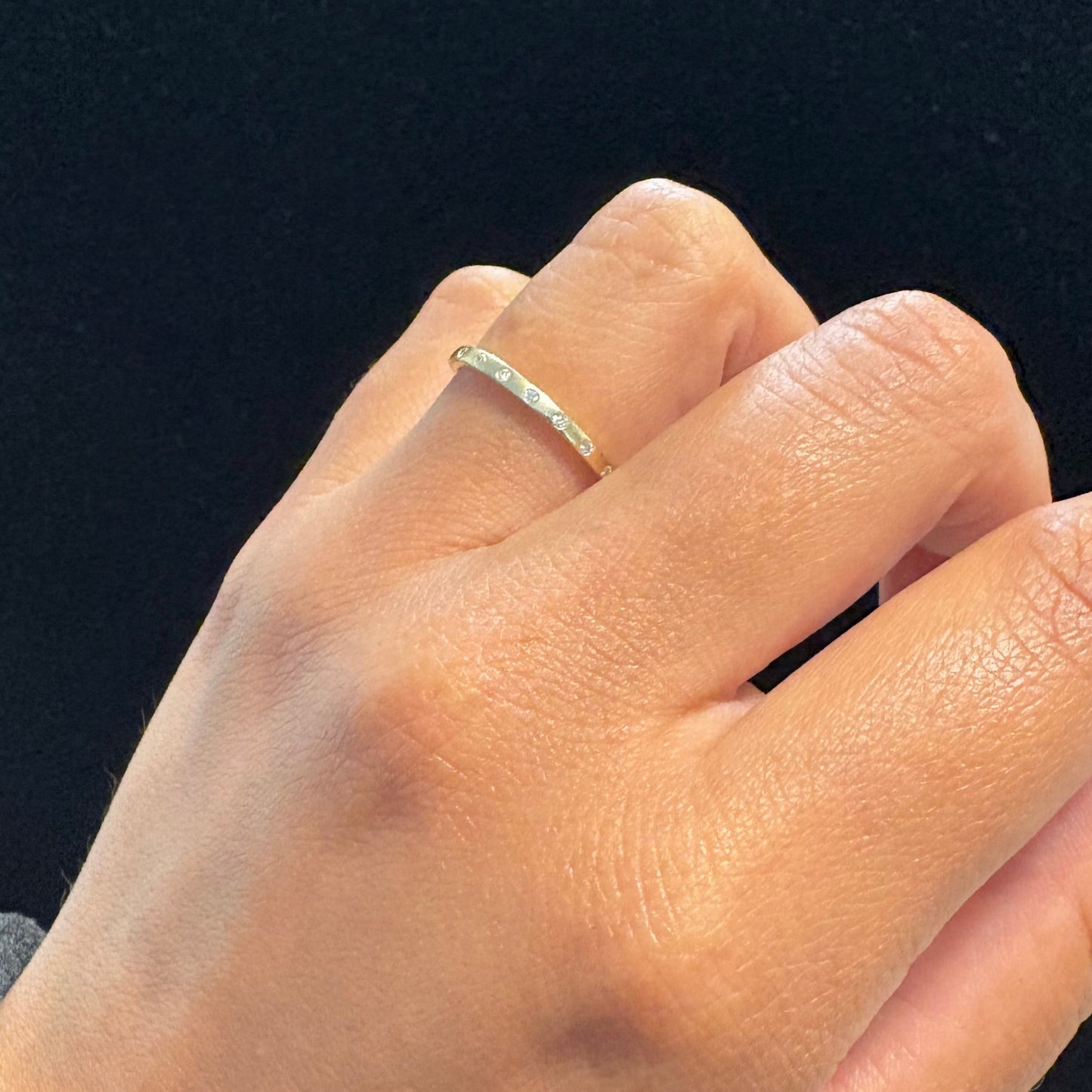14K Gold Diamond Eternity Band