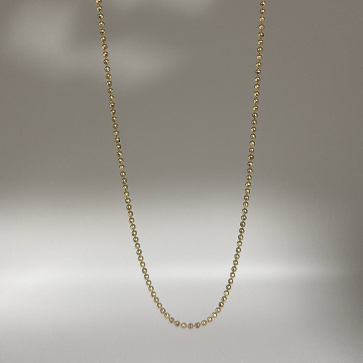 14k disco ball chain