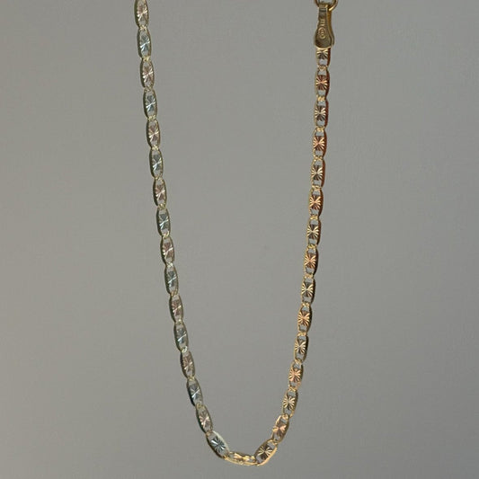 14k star Valentino chain
