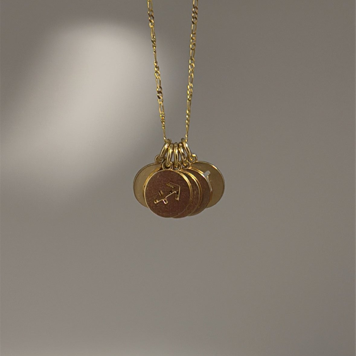 14K zodiac charms