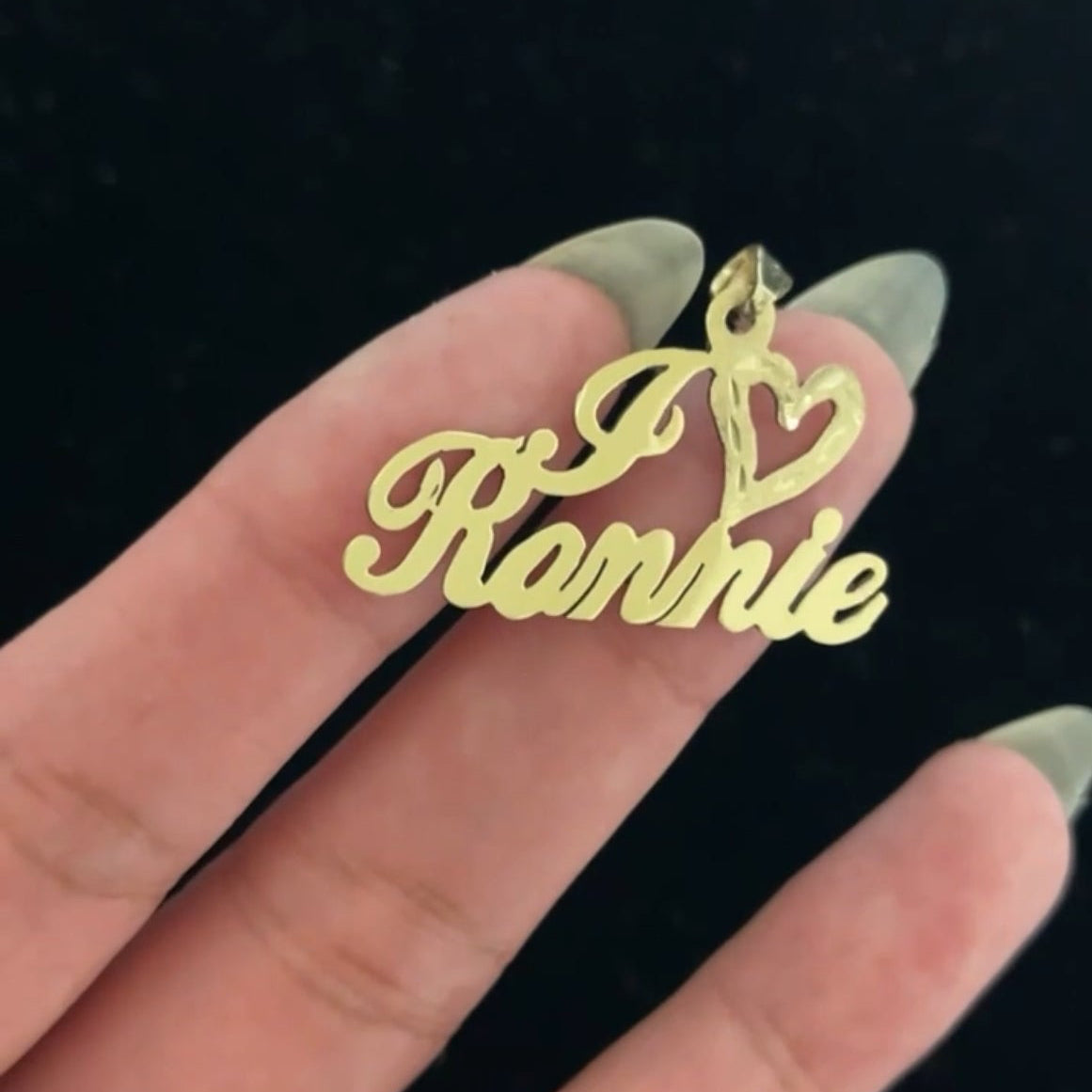 Custom Nameplate Necklace in 925 Sterling Silver – Handmade in Los Angeles