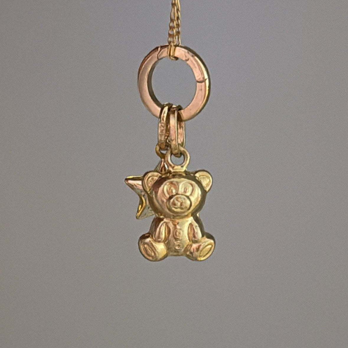 puffy bear charm