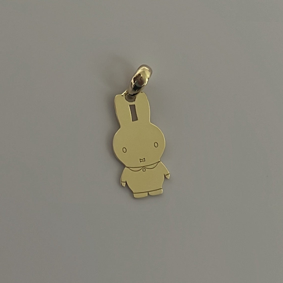 14k Miffy bunny charm