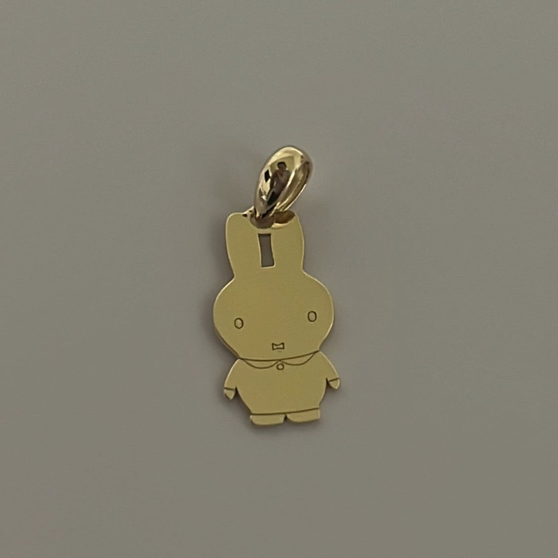 14k Miffy bunny charm