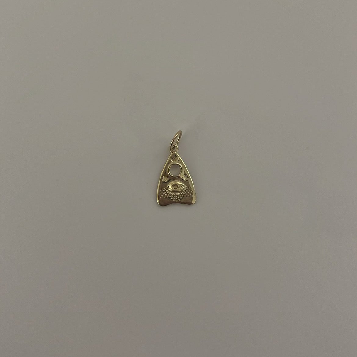 14k Planchette charm