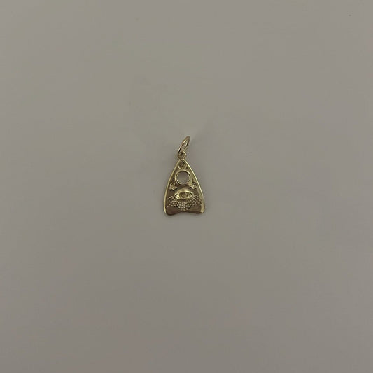 14K Yellow Gold Planchette Charm