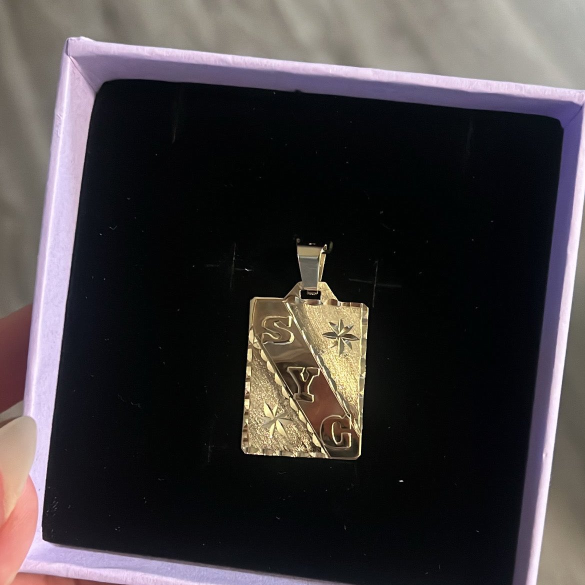 Custom Nameplate Necklace in 925 Sterling Silver – Handmade in Los Angeles