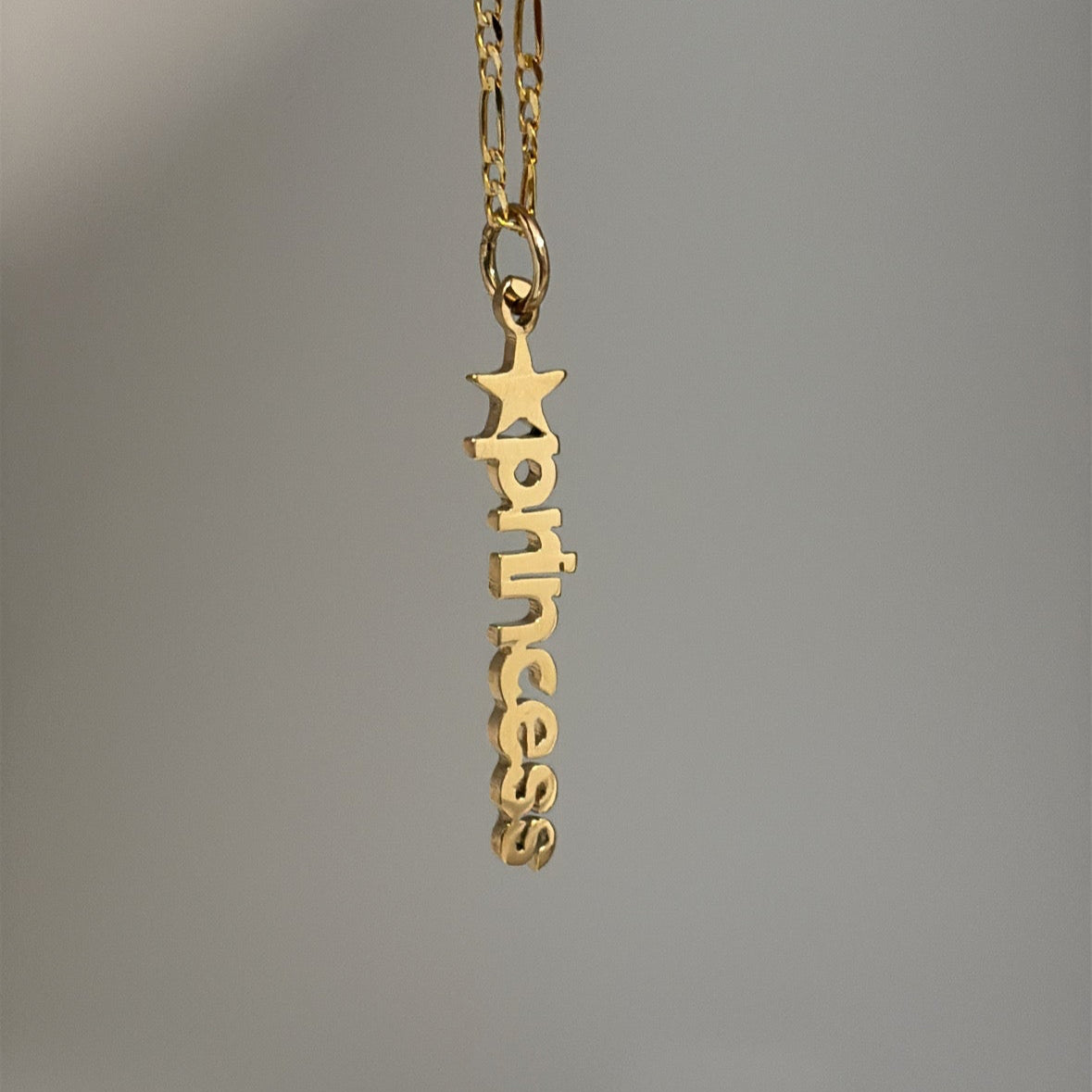 14K princess charm